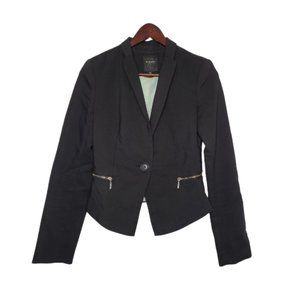 RESERVED Women's Black Business Blazer One Button Size 34